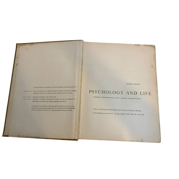Vintage Psychology And Life Floyd L. Ruch Fourth Ed Hardcover 1952 Academic Book - Picture 4 of 8